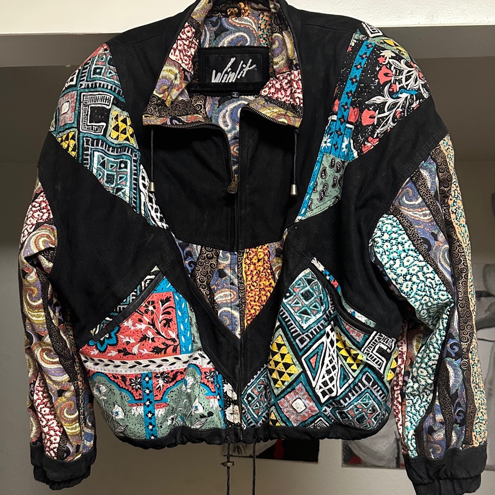 Women's Multicolor Patchwork Jacket